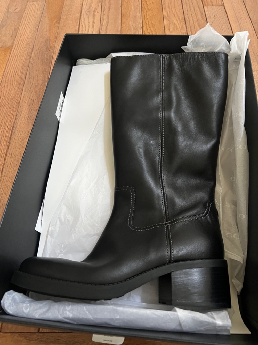 COACH Women's Pull-On Tall Boots - Picture 8 of 14